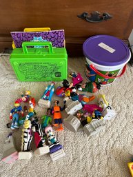2 Pencil Cases And Mcdonalds Bucket Of Toys (sr)