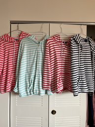 4 Women's Striped Sweatshirts Tommy XL