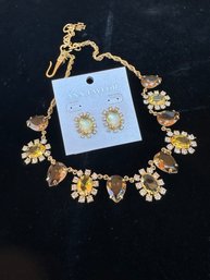 Anne Taylor Earrings And Necklace Set