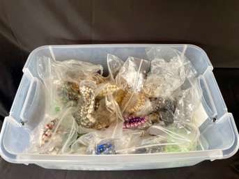 Box Of Costume Necklaces