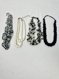 Manouk Beaded Necklace, And 3 Other Necklaces Lot