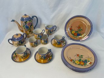 Lusterware Tea Set