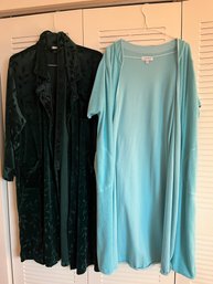 Women's Cuddle Town Size Lg. And Elan Robes Size Med