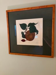 Dan Mitra Signed And Numbered Peach Art