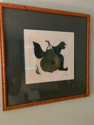 Dan Mitra Signed And Numbered Pear Art