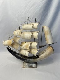 Ship Made From Horn