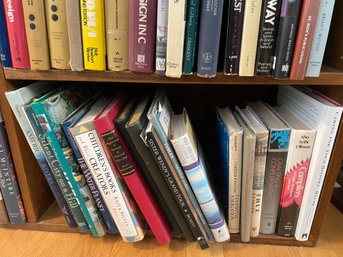 17 Books On A Shelf