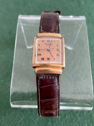 14k Jules Jurgenson 1944 Engraved Watch        (B)