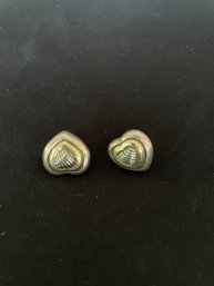 David Yurman Heart Earrings