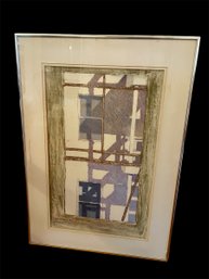 Margaret C. Schoen  Fire Escape Pastel    (MB)