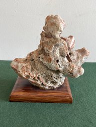 Coral On Wooden Stand