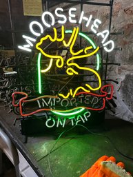 Moosehead Imported On Tap Neon Sign