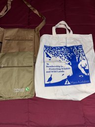 2 Audubon Bags & Nature Concervancy Bag