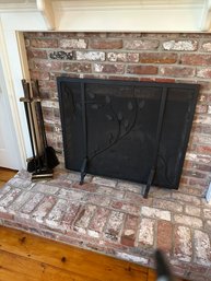 Fire Place Screen And Tool Set