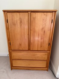 Maple Wardrobe With Drawers