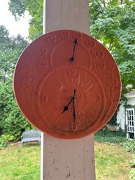 Outdoor Clock/Thermometer, Taylor (Y)