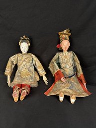 Pair Of Asian Opera Dolls (LD)