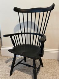 Windsor Little Black Wooden Chair