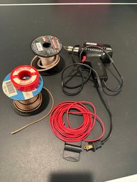 75 Watt Soldering Gun And (4) Rolls Of Wire