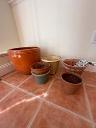 (6) Flower Pots