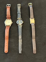 3 Ladies Watches Seiko,  Eddie Bauer Quemex