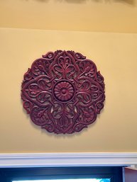 Carved Wood Plaque