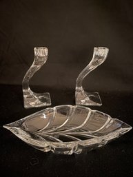 Marquis Waterford & JR Riedel Candlesticks