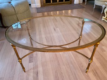 Metal & Glass Coffee Table