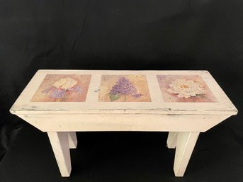 Shabby Chic Wooden Bench