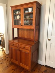 Charles Webb Solid Wood Cherry Hutch