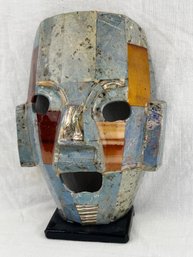 Vintage Mayan Aztec Style Stone Mask