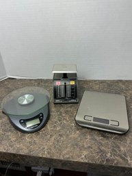 Two Food Scales & Mail Postal Scale