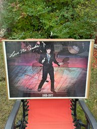 Elvis Presley 1935 - 1977 In Memory Love My Tender Framed Poster