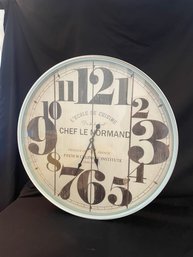 Chef Le Normand Wall Clock     (B)