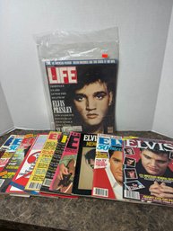 Collection Of Vintage Elvis Presley Magazines 11pcs