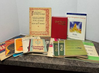 Large Collection Of Vintage Christian Worship & Crusade Songs Sheet Music