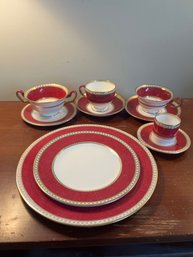 Ulander Powder Ruby Wedgwood China    (3F)