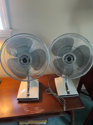 Pair Of Sanyo Fans