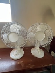 Pair Of Intertek Fans