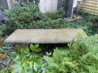 Cement Garden Bench