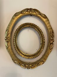 Gilded Oval Frames