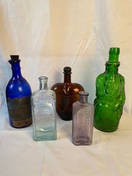 5 Vintage Bottles