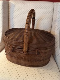 Woven Basket W/ Handle