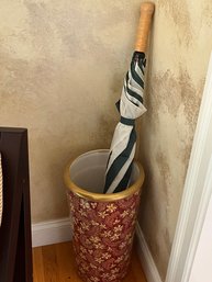 Umbrella Stand & Umbrella