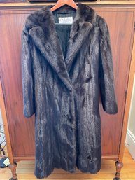 Blackglama Dark Ranch Mink Full Length Coat