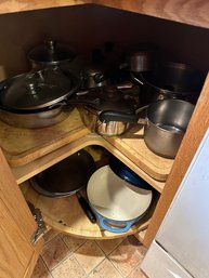 Pots, And Pans Cabinet Lodge Revere Ware Etc