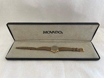 Movado Womens Quartz Watch Gray