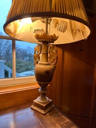 Carved Alabaster Lamp, Second One