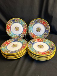 Deruta, Italian Plate Set (12) Plates