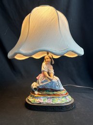 Adorable Coquette Dutch Girl Lamp